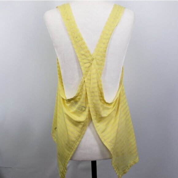 ZYIA Lemon Nimbus Split Back Tank XXL Activewear - Picture 4 of 16